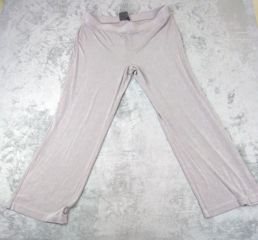 Traveler's By Chico Women's Gray Stretch Pants Business Casual Mature Size 2